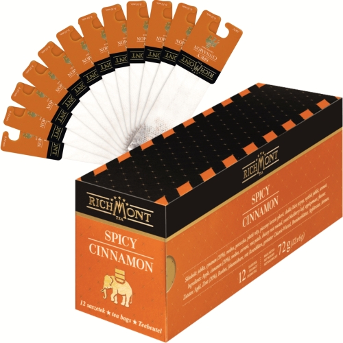 RICHMONT Herbatka owocowa Napar owocowy SASZETKI 12 x 6 g - SPICY CINNAMON