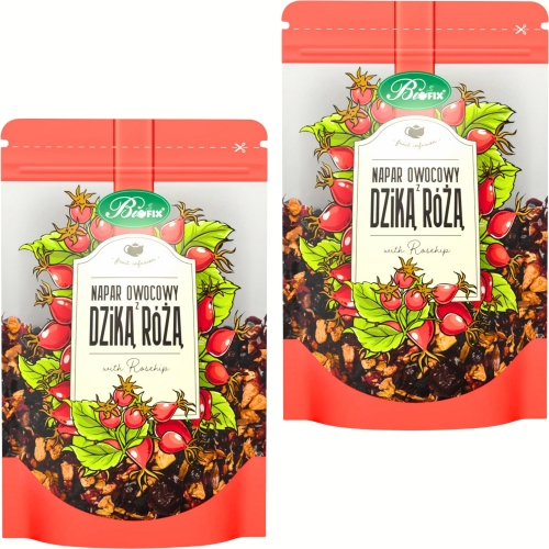BiFix NAPAR OWOCOWY Herbatka owocowa z suszu 2 x 100 g - DZIKA RÓŻA