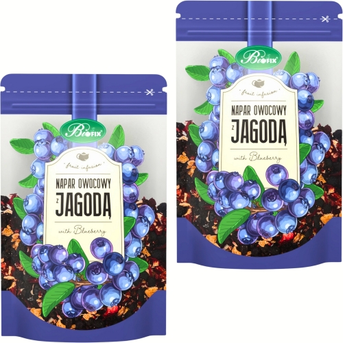 BiFix NAPAR OWOCOWY Herbatka owocowa z suszu 2 x 100 g - JAGODA