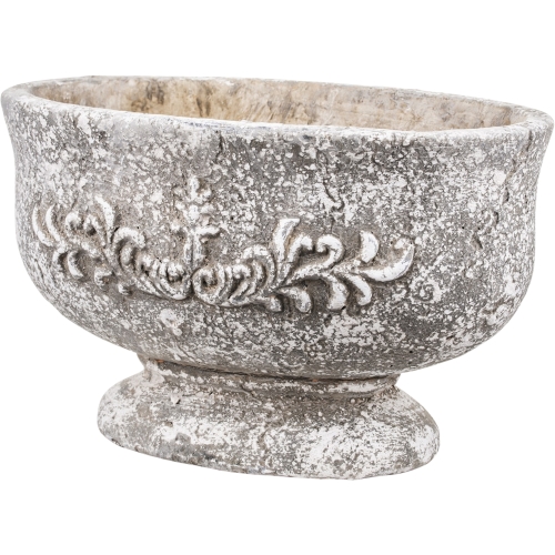 Rustykalna BETONOWA Osłonka na doniczkę Doniczka Donica 15x25x15 cm - SZARA