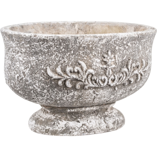 Rustykalna BETONOWA Osłonka na doniczkę Doniczka Donica 15x25x15 cm - SZARA