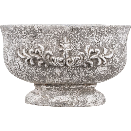 Rustykalna BETONOWA Osłonka na doniczkę Doniczka Donica 15x25x15 cm - SZARA