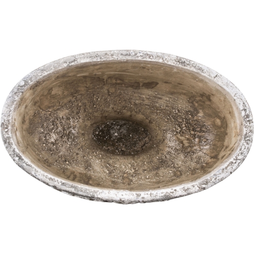 Rustykalna BETONOWA Osłonka na doniczkę Doniczka Donica 18,5x30x18 cm SZARA