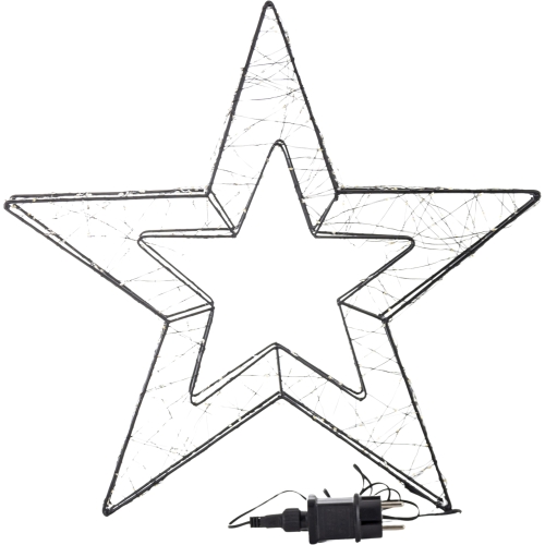ŚWIECĄCA Gwiazda LED śliczna ozdoba na Boże Narodzenie - 45 x 47 x 6,5 cm