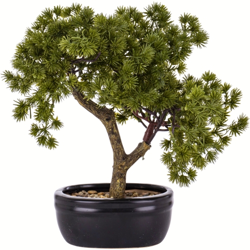 Dekoracyjne DRZEWKO BONSAI Sztuczny kwiat w Doniczce - 31 x 30 x 24 cm