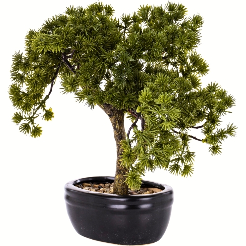 Dekoracyjne DRZEWKO BONSAI Sztuczny kwiat w Doniczce - 31 x 30 x 24 cm