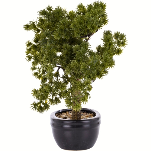 Dekoracyjne DRZEWKO BONSAI Sztuczny kwiat w Doniczce - 31 x 30 x 24 cm