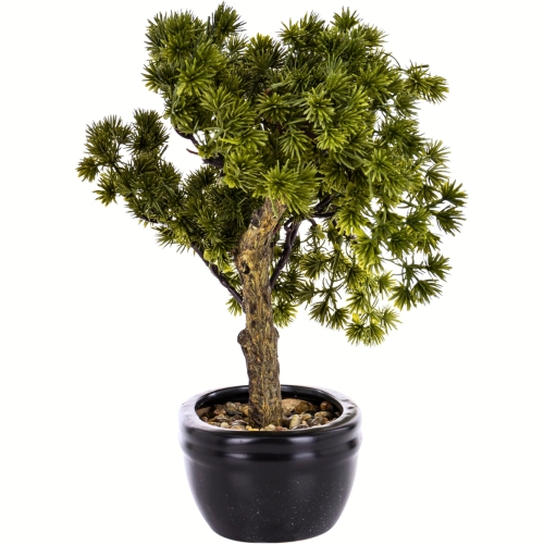 Dekoracyjne DRZEWKO BONSAI Sztuczny kwiat w Doniczce - 31 x 30 x 24 cm