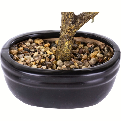 Dekoracyjne DRZEWKO BONSAI Sztuczny kwiat w Doniczce - 31 x 30 x 24 cm