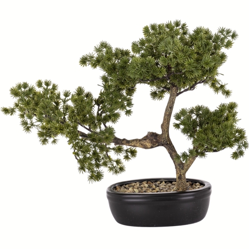 DUŻE Dekoracyjne DRZEWKO BONSAI Sztuczny kwiat w Doniczce - 38 x 45 x 25 cm