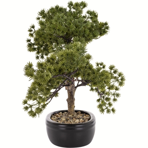 DUŻE Dekoracyjne DRZEWKO BONSAI Sztuczny kwiat w Doniczce - 38 x 45 x 25 cm