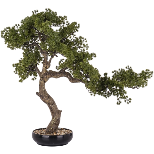 DUŻE Dekoracyjne DRZEWKO BONSAI Sztuczny kwiat w Doniczce - 82 x 93 x 40 cm