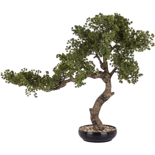 DUŻE Dekoracyjne DRZEWKO BONSAI Sztuczny kwiat w Doniczce - 82 x 93 x 40 cm