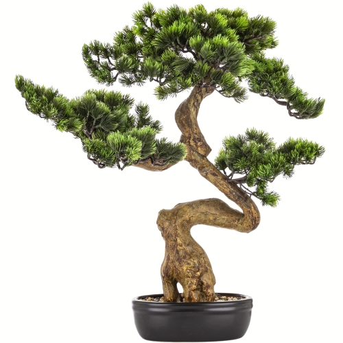 DUŻE Dekoracyjne DRZEWKO BONSAI Sztuczny kwiat w Doniczce - 65 x 60 x 35 cm