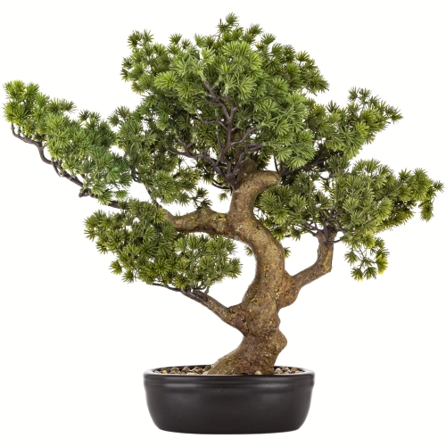 DUŻE Dekoracyjne DRZEWKO BONSAI Sztuczny kwiat w Doniczce - 48 x 50 x 28 cm