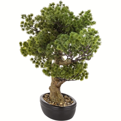 DUŻE Dekoracyjne DRZEWKO BONSAI Sztuczny kwiat w Doniczce - 48 x 50 x 28 cm