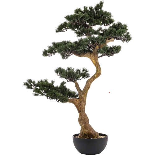 DUŻE Dekoracyjne DRZEWKO BONSAI Sztuczny kwiat w Doniczce 107 x 75 x 45 cm