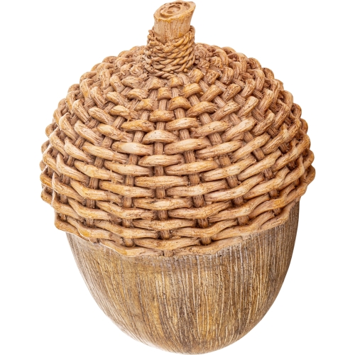 Brązowa Ozdobna figurka ŻOŁĄDŹ 15,5 x 11 cm - JESIENNA Dekoracja domu