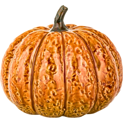 Ozdobna PORCELANOWA figurka DYNIA 13 x 11 cm - Dekoracja domu na Halloween