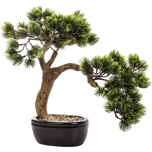 Dekoracyjne DRZEWKO BONSAI Sztuczny kwiat w Doniczce - 35 x 38 x 22 cm