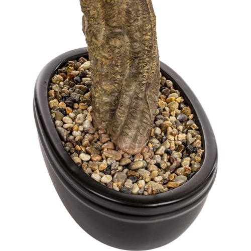 DUŻE Dekoracyjne DRZEWKO BONSAI Sztuczny kwiat w Doniczce - 75 x 65 x 35 cm