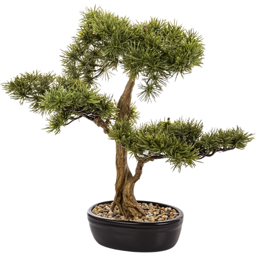 Dekoracyjne DRZEWKO BONSAI Sztuczny kwiat w Doniczce - 45 x 50 x 28 cm