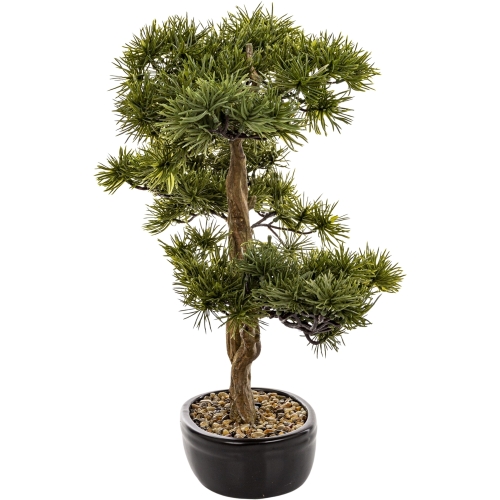 Dekoracyjne DRZEWKO BONSAI Sztuczny kwiat w Doniczce - 45 x 50 x 28 cm