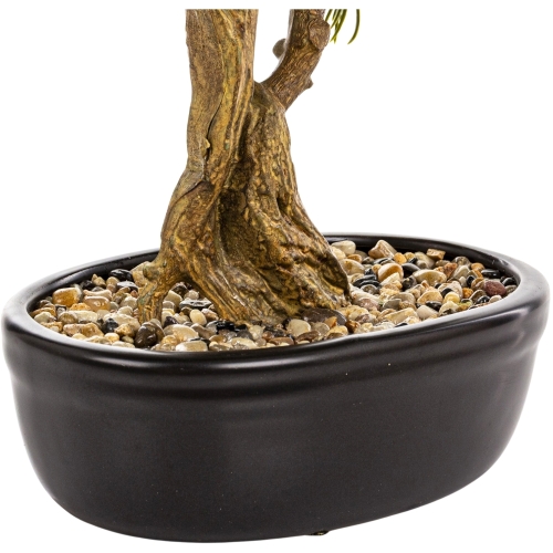 Dekoracyjne DRZEWKO BONSAI Sztuczny kwiat w Doniczce - 45 x 50 x 28 cm