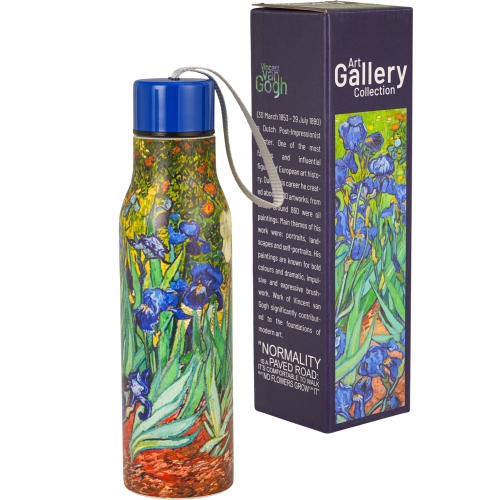 Butelka termiczna Termos 500 ml STAL NIERDZEWNA 18/8 - IRISES by Van Gogh