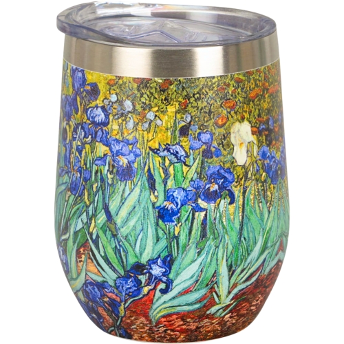 Kubek termiczny 330 ml Termos STAL NIERDZEWNA 18/8 - IRISES by Van Gogh