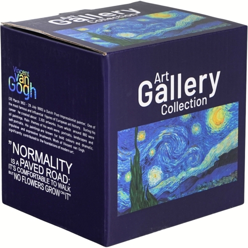 Porcelanowy Kubek 510ml z Zaparzaczem do HERBATY ZIÓŁ Van Gogh STARRY NIGHT