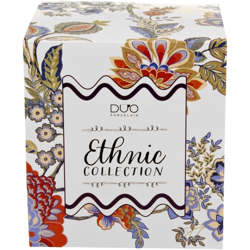 Kubek 360 ml z zaparzaczem i pokrywką do HERBATY ZIÓŁ - Ethnic SAHAT WHITE