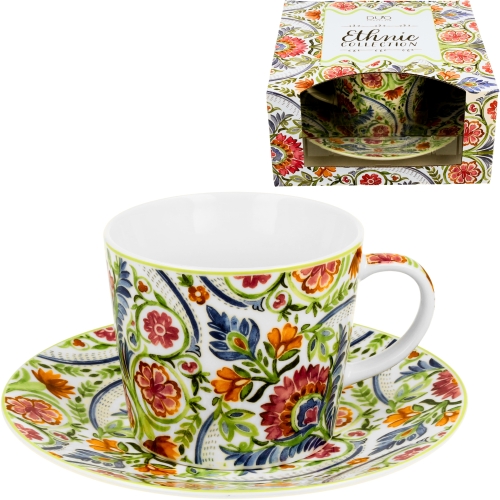 976288 Filiżanka ze spodkiem 240 ml - Ethnic MAYFLOWER Od FotoABC - autoryzowanego dystrybutora