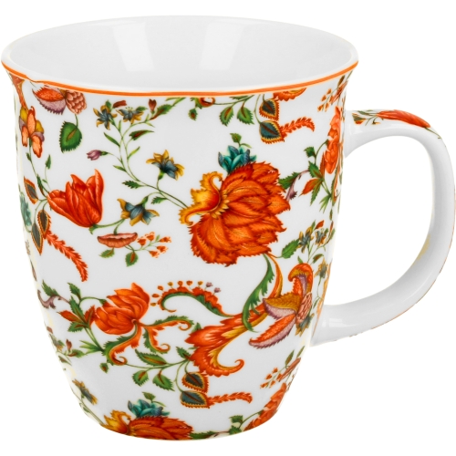 Duży PORCELANOWY Kubek 650 ml do KAWY HERBATY - Ethnic PRIMAVERA