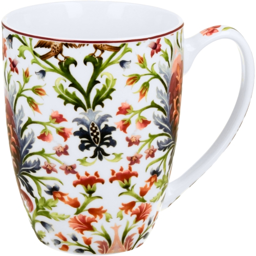 PORCELANOWY Kubek classic 360 ml do KAWY HERBATY - Ethnic MARBELLA
