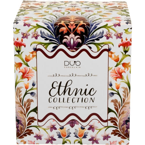 Kubek 360 ml z zaparzaczem i pokrywką do HERBATY ZIÓŁ - Ethnic MARBELLA