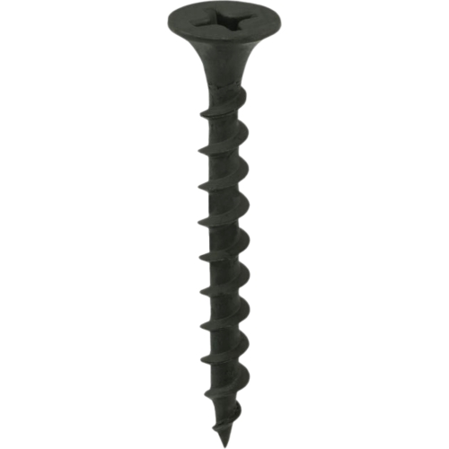 KLIMAS Wkręty do drewna PŁYT G-K 3,5x45 mm CZARNE FOSFATOWANE PH2 - 500 szt