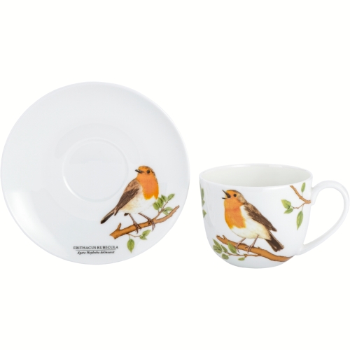 Porcelanowa Filiżanka 280 ml - Ptaki Polski Agata Hajdecka - RUDZIK