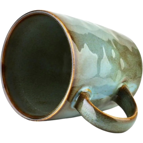Porcelanowa Filiżanka Kubek do KAWY HERBATY 390 ml, 10,4x9,7 cm - 6 SZTUK