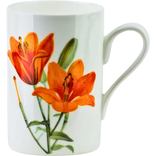 Kolekcja ARMANO Kubek 8,5 x 12 cm, 410 ml, Porcelana Bone China - KWIATY
