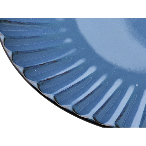 Duży talerz płaski Obiadowy 26,5 cm - EVIE BLUE