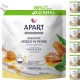 APART Kremowe Pielęgnacyjne mydło w płynie Mleko & Miód- zapas 7 x 900 ml