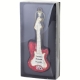 Bombka SZKLANA 15,5 x 5,5 x 2,5 cm Ozdoba choinkowa - CZERWONA GITARA