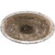 Rustykalna BETONOWA Osłonka na doniczkę Doniczka Donica 18,5x30x18 cm SZARA