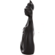 CZARNA Ceramiczna Dekoracyjna Ozdobna Figurka KOTY KOTKI - 30 x 14 x 8 cm