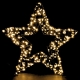 ŚWIECĄCA Gwiazda LED śliczna ozdoba na Boże Narodzenie - 36 x 38 x 6,5 cm