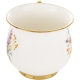 DUŻY Porcelanowy Kubek Filiżanka do KAWY HERBATY 430 ml, 10 x 9 cm - KWIATY