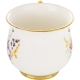 DUŻY Porcelanowy Kubek Filiżanka do KAWY HERBATY 430 ml, 10 x 9 cm - KWIATY