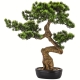DUŻE Dekoracyjne DRZEWKO BONSAI Sztuczny kwiat w Doniczce - 65 x 60 x 35 cm
