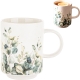 Porcelanowy Kubek Filiżanka do KAWY HERBATY KAKAO 290 ml 10x7,5 cm - KWIATY